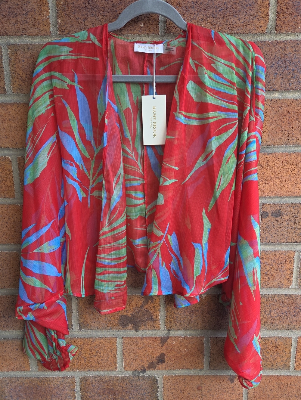 Ramy Brook Tropical Print Blouse - Picture 3 of 7
